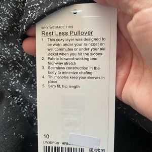 Lululemon Rest less pullover